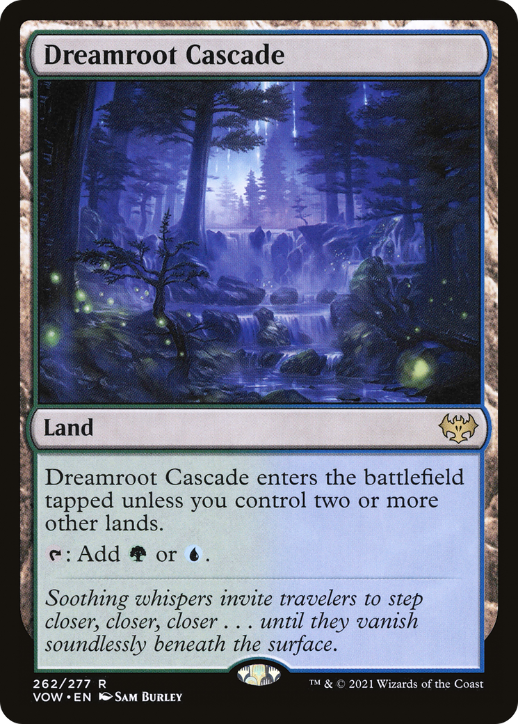 Dreamroot Cascade (VOW-262) - Innistrad: Crimson Vow Foil
