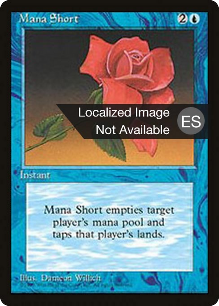 Mana Short (4BB-) - Fourth Edition Foreign Black Border