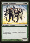 Trained Armodon (8ED-284) - 8th Edition Foil