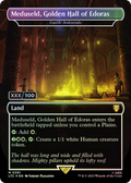 Meduseld, Golden Hall of Edoras - Castle Ardenvale (Serial Numbered) (LTC-391) - Tales of Middle-earth Commander / Meduseld, Golden Hall of Edoras (Borderless) Foil