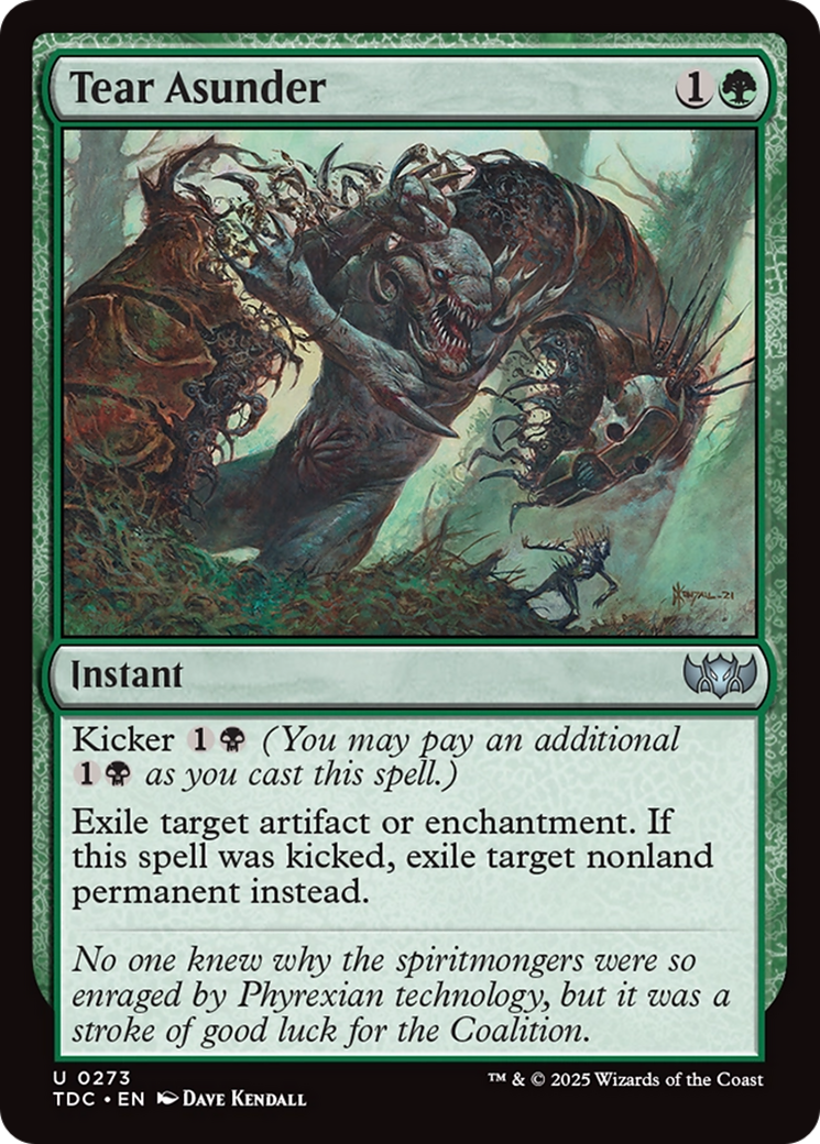 Tear Asunder (TDC-273) - Commander: Tarkir: Dragonstorm