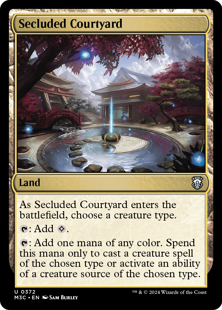 Secluded Courtyard (M3C-372) - Modern Horizons 3 Commander