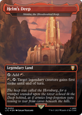 Helm's Deep - Shinka, the Bloodsoaked Keep (Surge Foil) (LTC-404) - Tales of Middle-earth Commander / Helm's Deep (Borderless) Foil