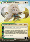 Ajani, Mentor of Heroes (Borderless) (SLD-397) - Secret Lair Drop