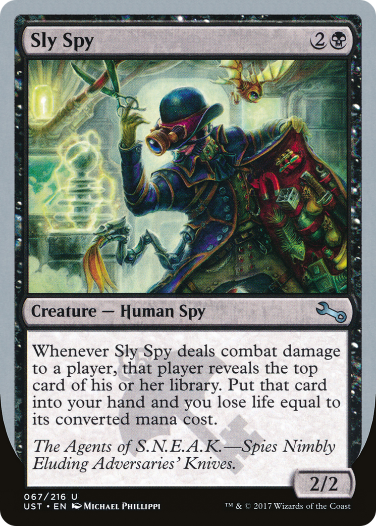 Sly Spy (E) (UST-67E) - Unstable Foil