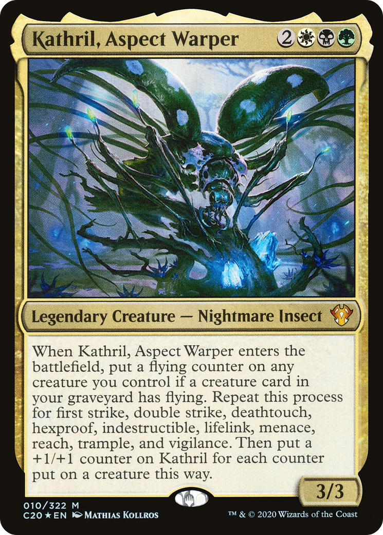 Kathril, Aspect Warper (C20-010) - Commander 2020