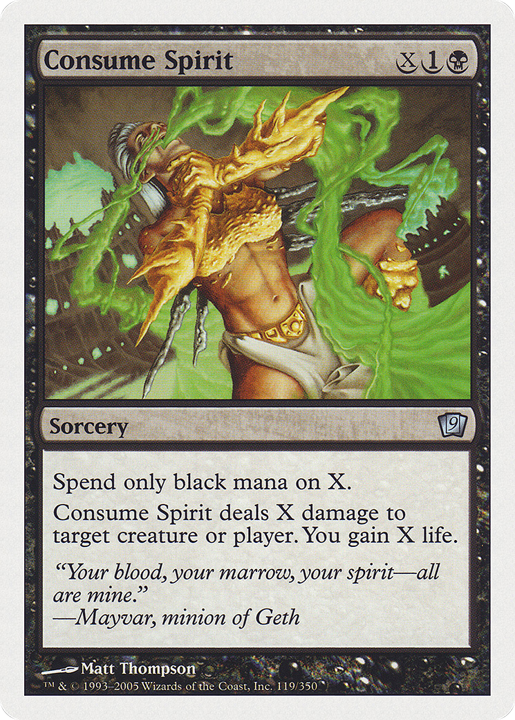 Consume Spirit (9ED-119) - 9th Edition