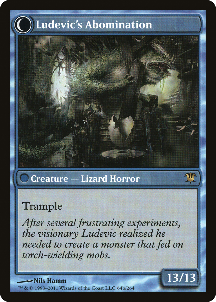 Ludevic's Test Subject (ISD-064) - Innistrad: (Double Faced Transform) Foil