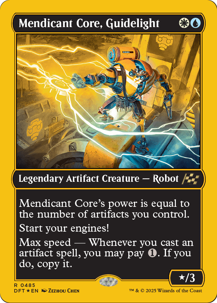 Mendicant Core, Guidelight (First-Place Foil) (DFT-485) - Aetherdrift Foil