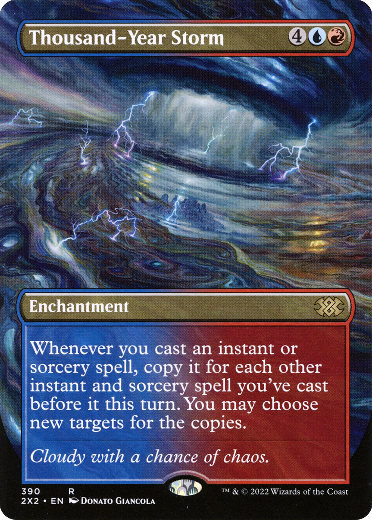 Thousand-Year Storm (Borderless) (2X2-390) - Double Masters 2022