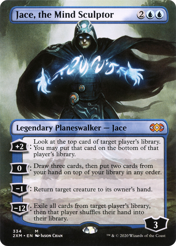 Jace, the Mind Sculptor (Borderless) (2XM-334) - Double Masters