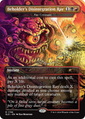 Beholder's Disintegration Ray - Fire Covenant (SLD-1796) - Secret Lair Drop / Beholder's Disintegration Ray (Borderless)