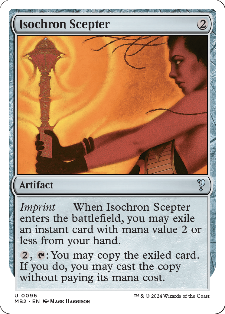 Isochron Scepter (White Border) (MB2-096) - Mystery Booster 2