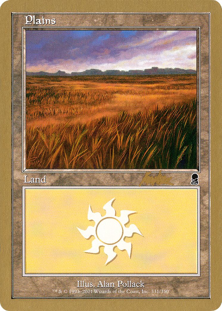 Plains (331) - 2002 Brian Kibler (ODY) (WCD-) - World Championship Decks 2002