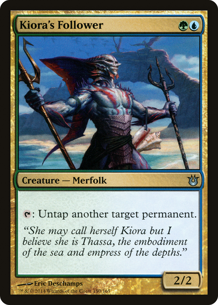 Kiora's Follower (BNG-150) - Born of the Gods