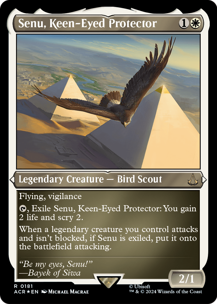 Senu, Keen-Eyed Protector (Foil Etched) (ACR-181) - Assassin's Creed Foil
