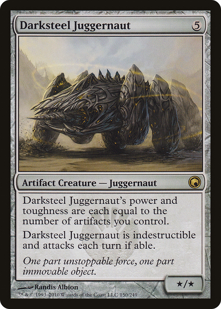 Darksteel Juggernaut (SOM-150) - Scars of Mirrodin