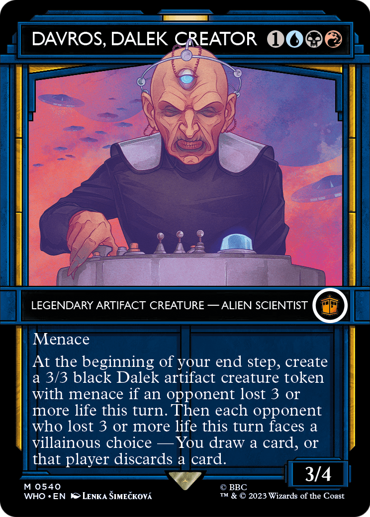 Davros, Dalek Creator (Showcase) (WHO-540) - Doctor Who: (Showcase) (Borderless) Foil