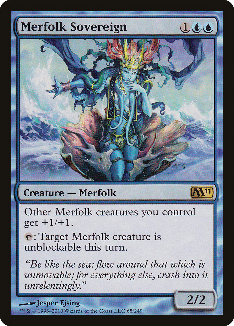 Merfolk Sovereign (M11-065) - Magic 2011