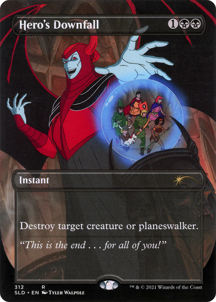Hero's Downfall (SLD-312) - Secret Lair Drop (Borderless)