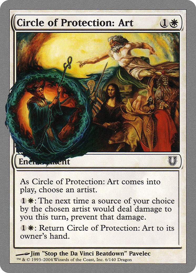 Circle of Protection: Art (UNH-006) - Unhinged