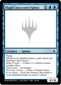 MagicConsecrated Sphinx (UNK-) - Un-Known Event Playtest Cards