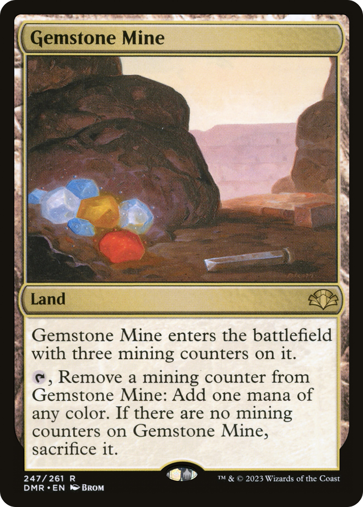 Gemstone Mine (DMR-247) - Dominaria Remastered Foil