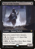 Piper of the Swarm (Extended Art) (ELD-355) - Throne of Eldraine: (Extended Art)