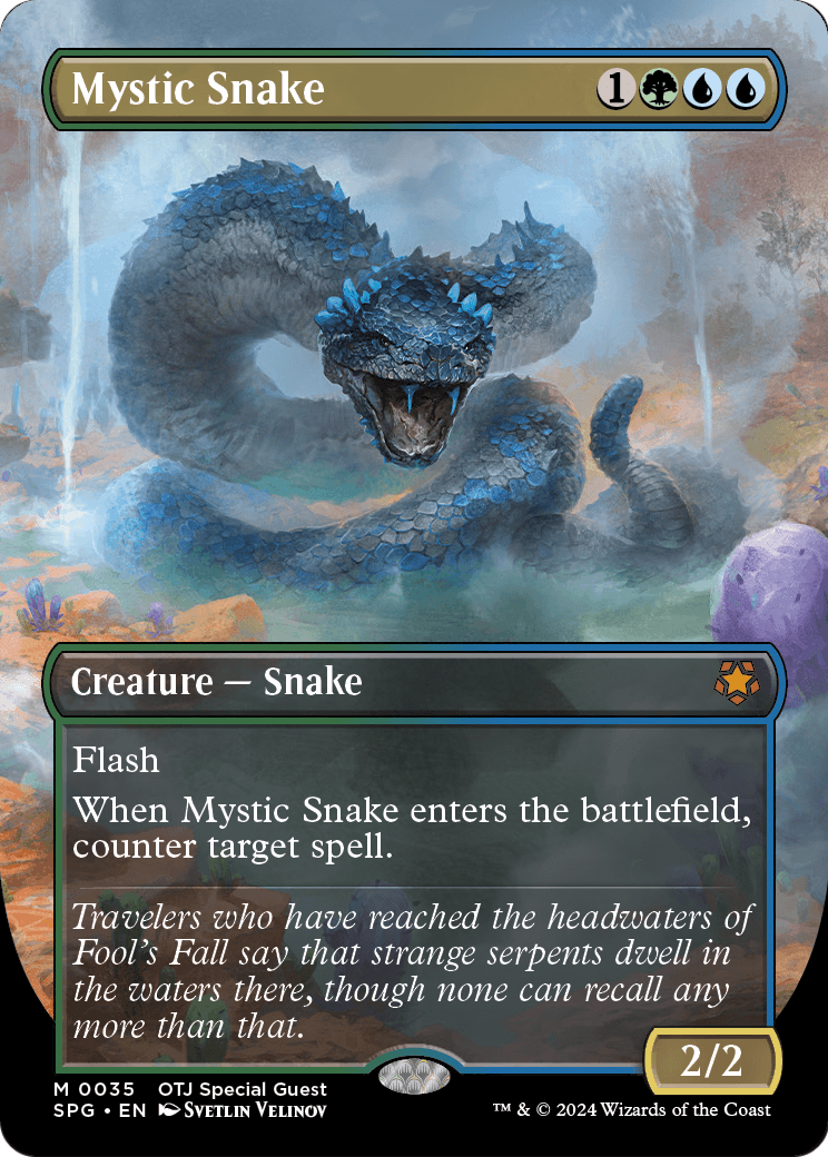 Mystic Snake (Borderless) (SPG-035) - Special Guests