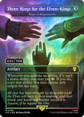 Three Rings for the Elven-Kings - Rings of Brighthearth (Serial Numbered) (LTC-382) - Tales of Middle-earth Commander / Three Rings for the Elven-Kings (Borderless) Foil