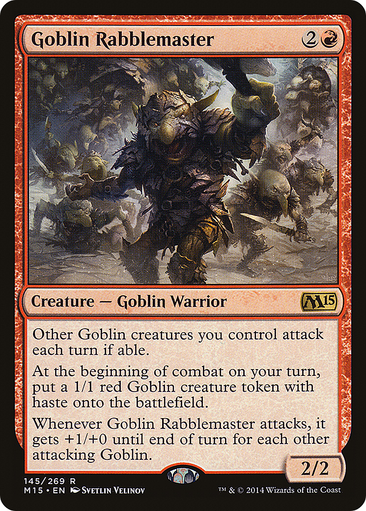 Goblin Rabblemaster (M15-145) - Magic 2015