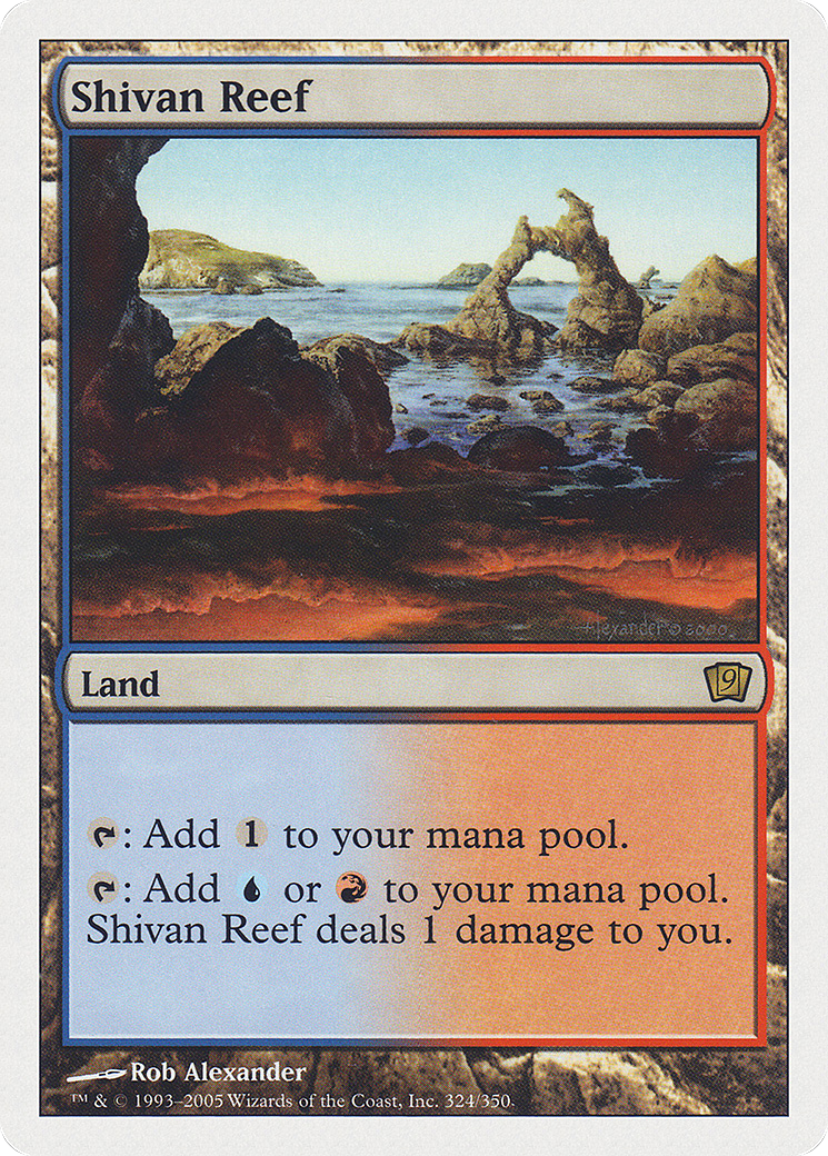 Shivan Reef (9ED-324) - 9th Edition
