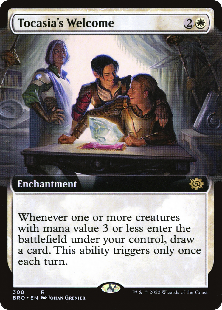 Tocasia's Welcome (Extended Art) (BRO-308) - The Brothers' War: (Extended Art) Foil