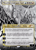 Nicol Bolas, Dragon-God (Borderless) (SLD-1246) - Secret Lair Drop Foil
