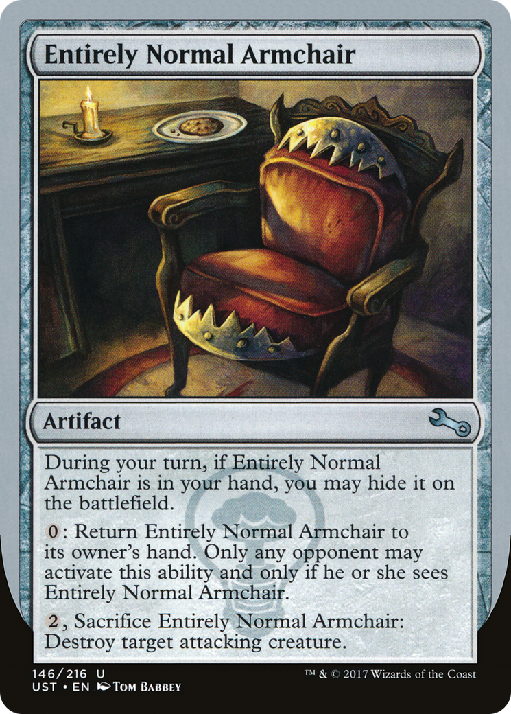 Entirely Normal Armchair (UST-146) - Unstable Foil