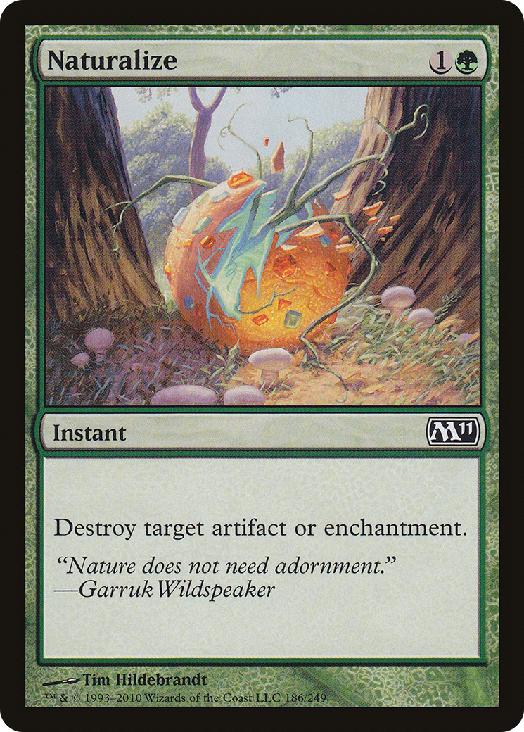 Naturalize (M11-186) - Magic 2011 Foil