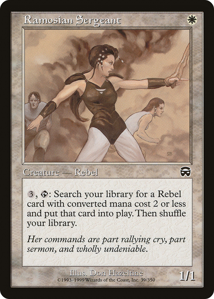 Ramosian Sergeant (MMQ-039) - Mercadian Masques