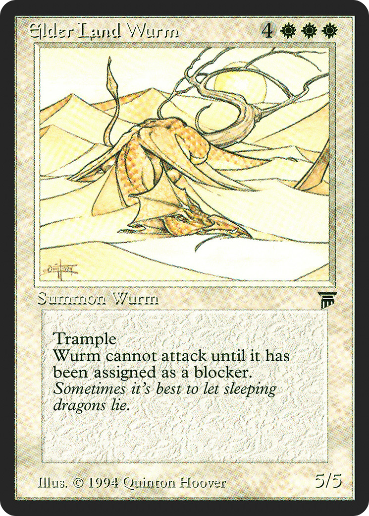 Elder Land Wurm (LEG-) - Legends
