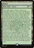 Forest (258) (Full-Text Lands) (SLD-258) - Secret Lair Drop