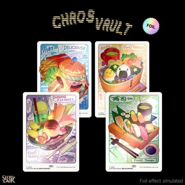 Magic The Gathering: Secret Lair Drop Series - Oishii! Tokens Rainbow Foil Edition