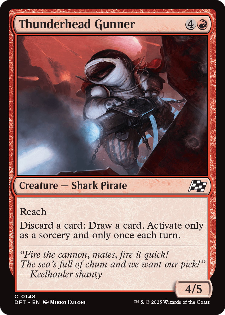 Thunderhead Gunner (DFT-148) - Aetherdrift Foil