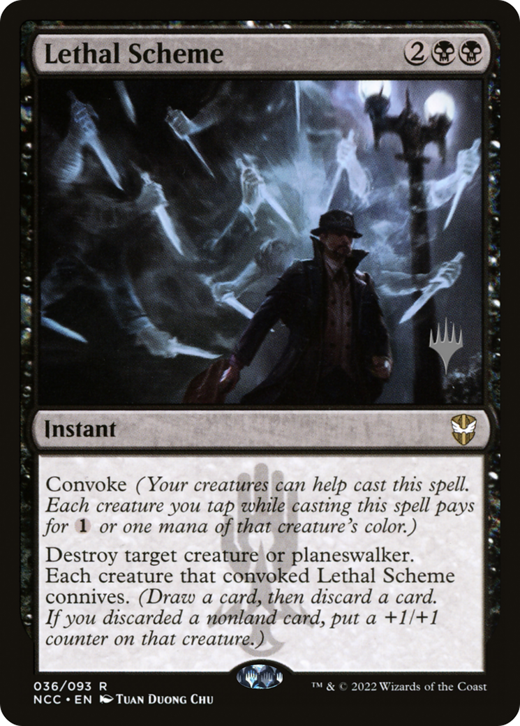 Lethal Scheme (PPSNC-036) - New Capenna Commander Promos Foil