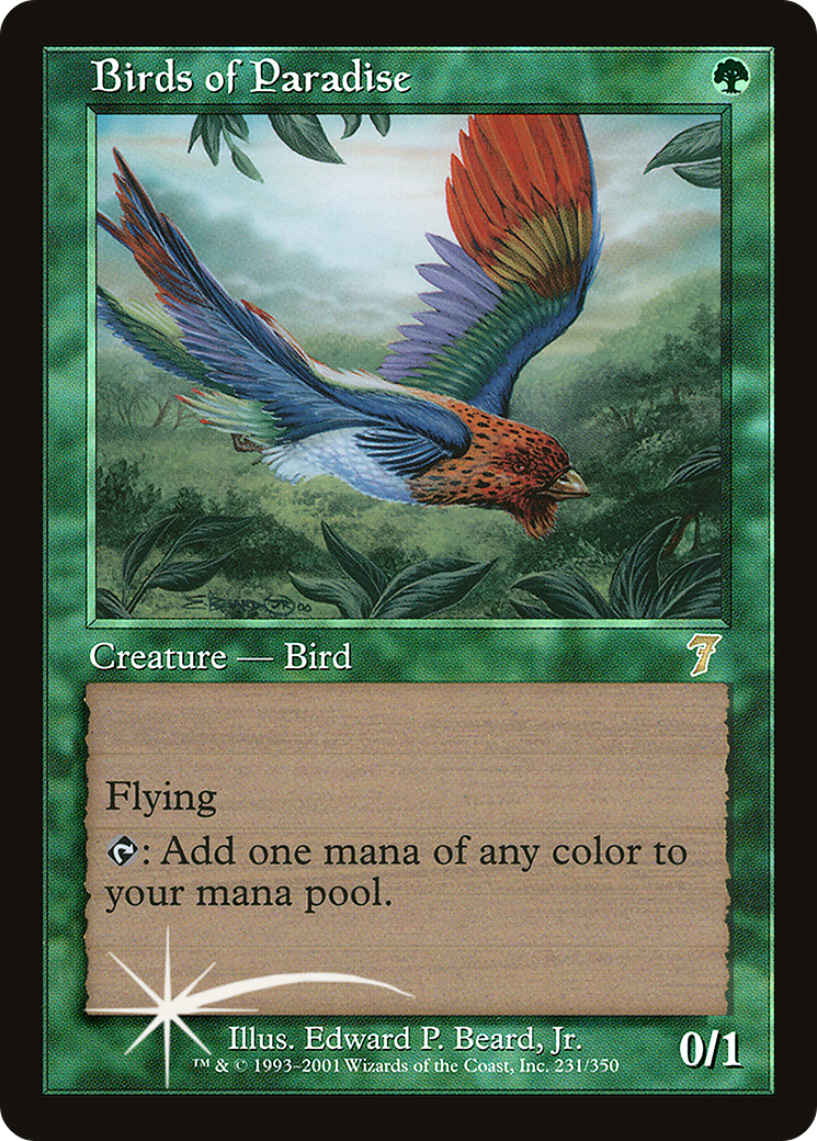 Birds of Paradise (7ED-231★) - 7th Edition