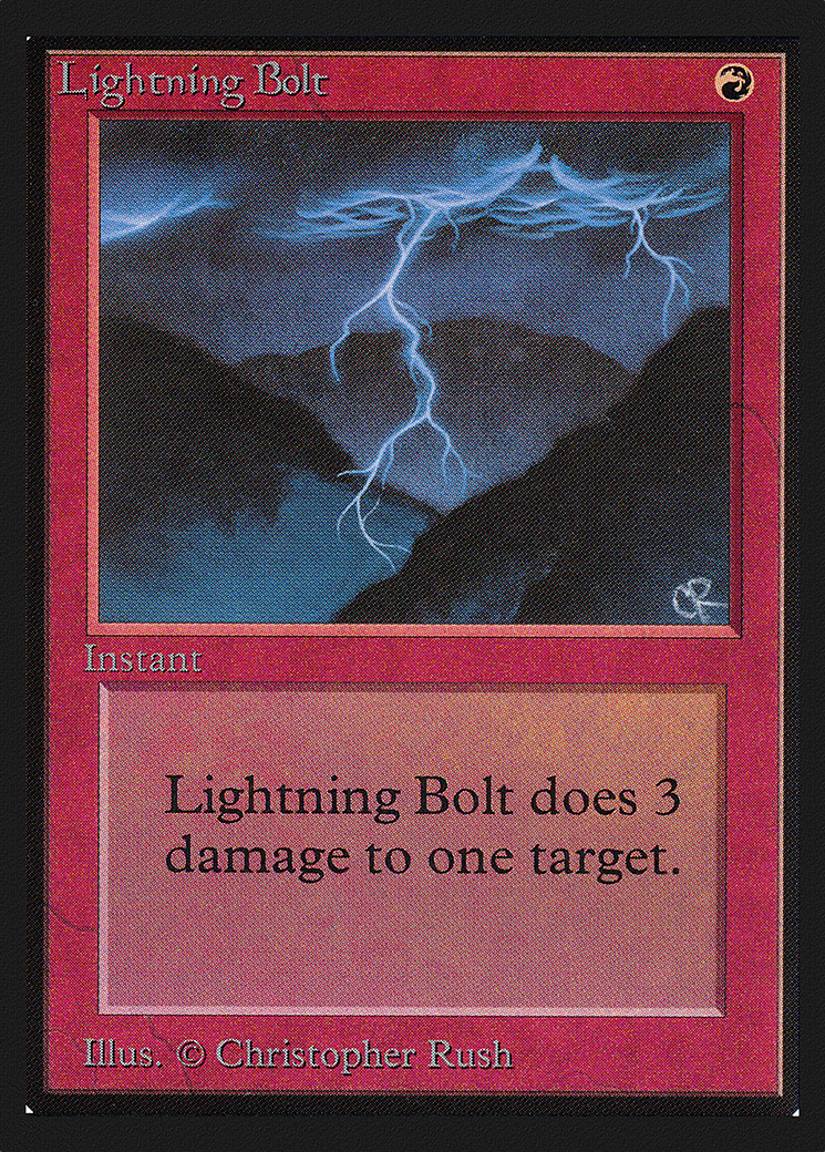 Lightning Bolt (IE) (IED-) - Intl. Collectors' Edition