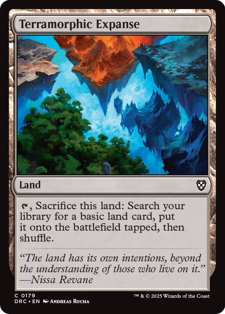 Terramorphic Expanse (DRC-179) - Commander: Aetherdrift