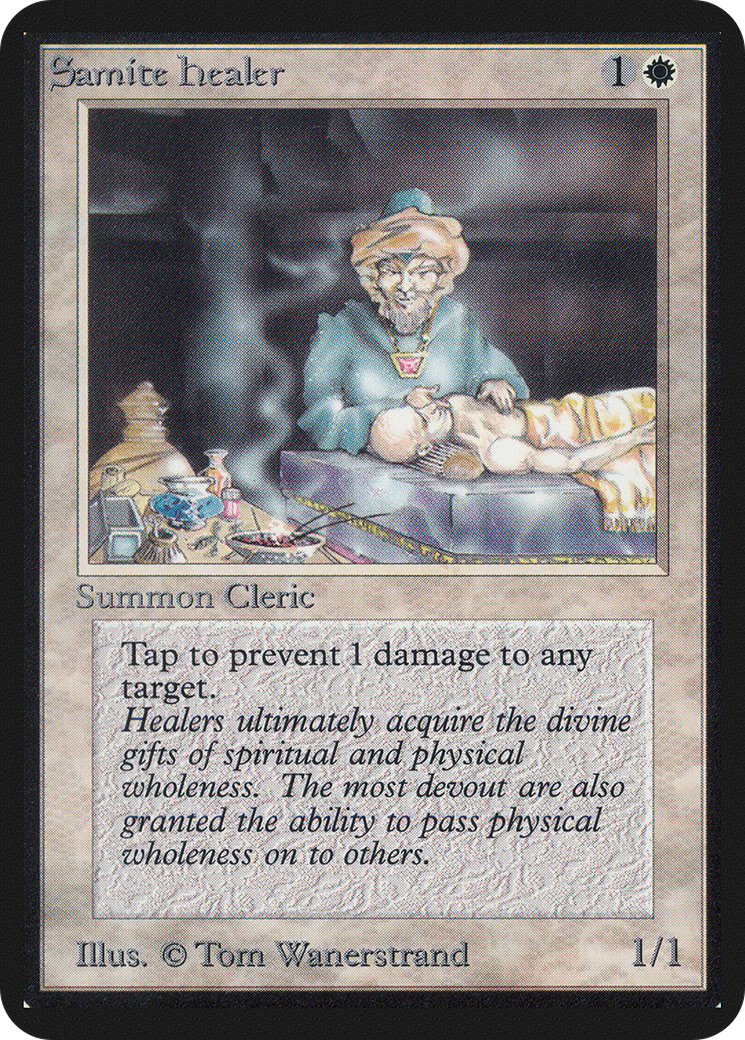 Samite Healer (LEA-) - Limited Edition Alpha