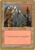 Mountain (A) - 1996 Eric Tam (4ED) (WCD-) - Pro Tour Collector Set