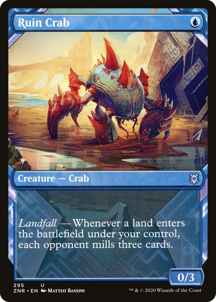 Ruin Crab (Showcase) (ZNR-295) - Zendikar Rising: (Showcase)