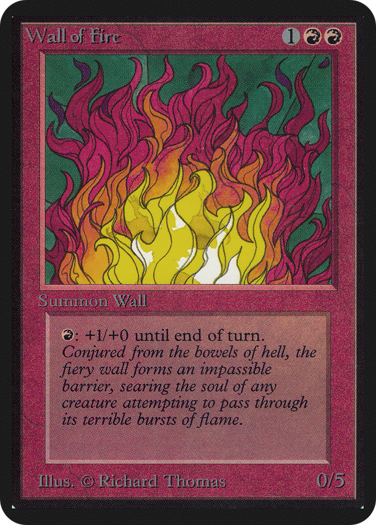 Wall of Fire (LEA-) - Limited Edition Alpha