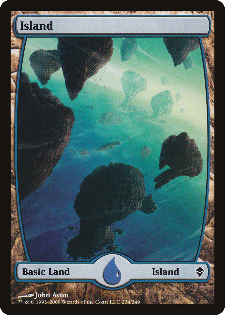 Island (234) - Full Art (ZEN-234) - Zendikar